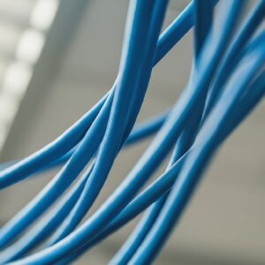 blue network cable