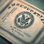 Social Security card used to illustrate identity theft risks in scams